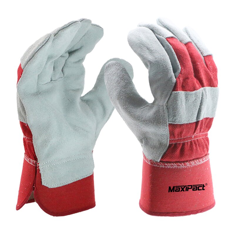 Cow Leather Cuff Gloves Manufacturer - MaxiPact Construction AB