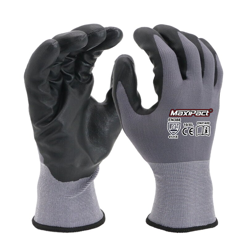 Nitrile Coated Safety Glove Supplier - MaxiPact Wholesale