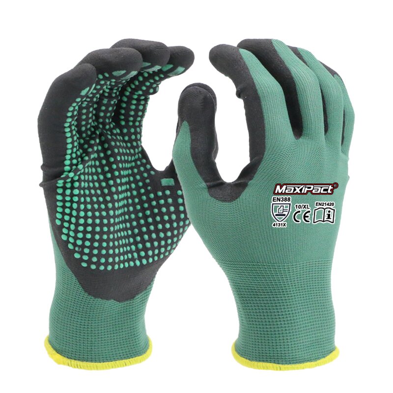 Men's Work Gloves Supplier - MaxiPact Anti-Slip Polyester