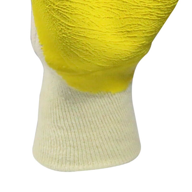 Latex Crinkle Gloves Supplier - MaxiPact 3/4 Dipped Industrial