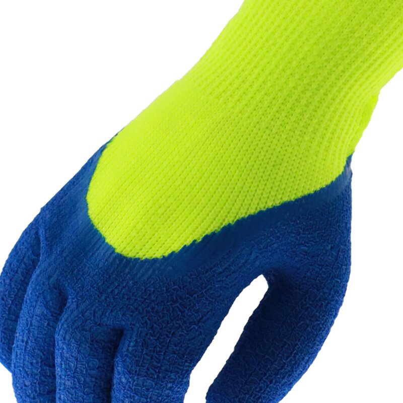 Latex Crinkle Gloves Manufacturer - MaxiPact 7G High Visibility