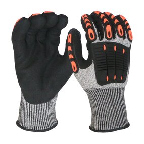 Impact Resistant Gloves Supplier - MaxiPact TPR Palm Nitrile