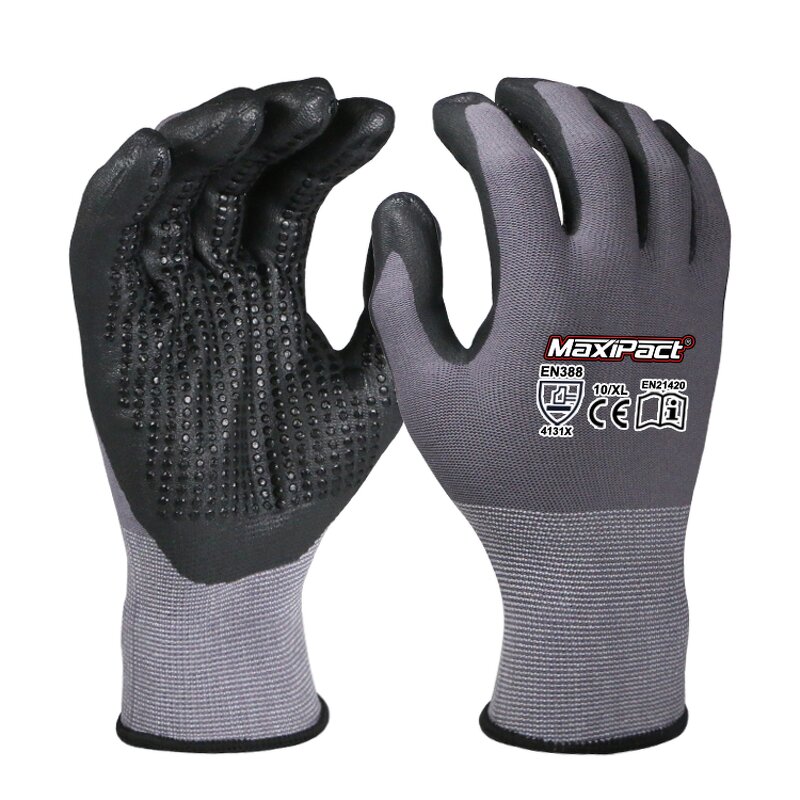 Nitrile Foam Gloves Manufacturer - MaxiPact Excellent Grip