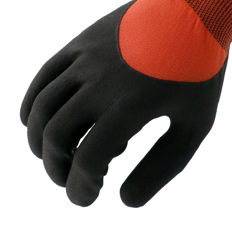 Work Safety Gloves Manufacturer - MaxiPact 15G Orange Nylon