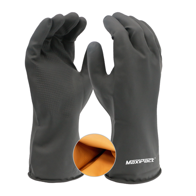 Chemical Work Gloves Manufacturer - MaxiPact Custom logo OEM