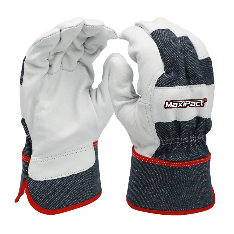 Cow Grain Leather Gloves Supplier - MaxiPact Rigger Work