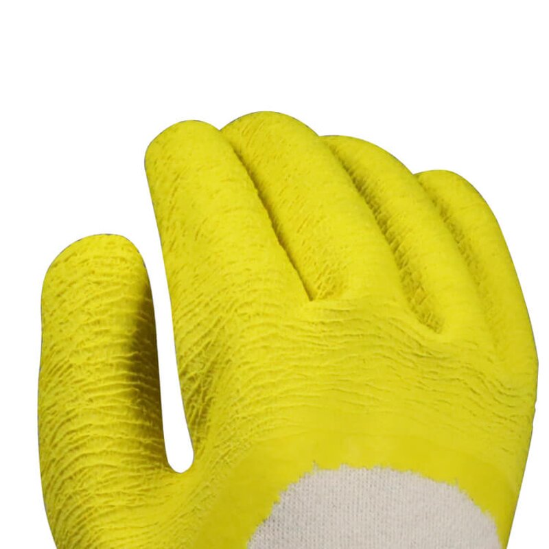 Latex Crinkle Gloves Supplier - MaxiPact 3/4 Dipped Industrial