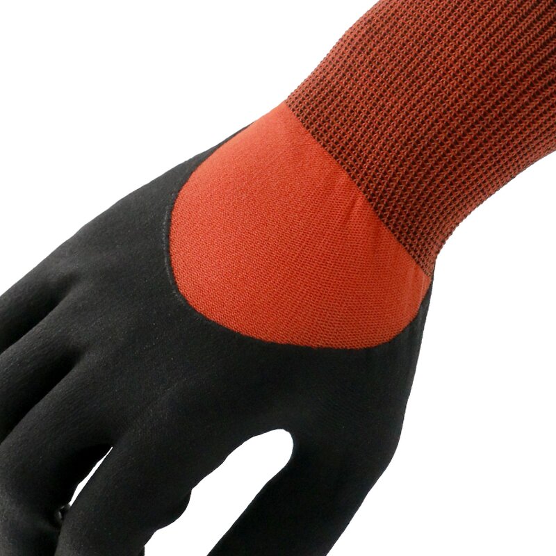 Work Safety Gloves Manufacturer - MaxiPact 15G Orange Nylon