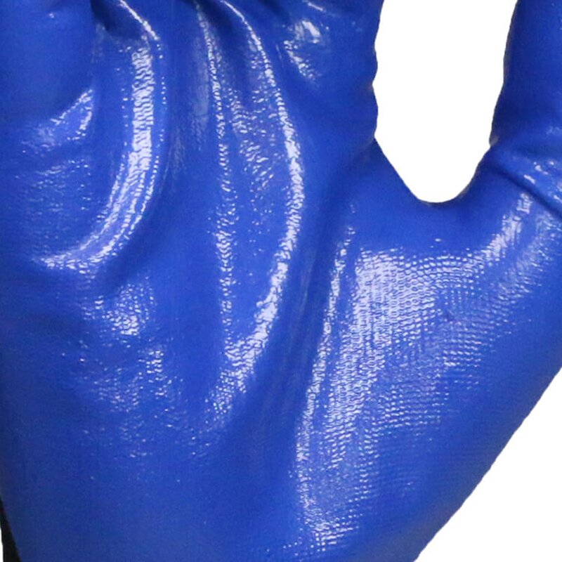 Smooth Nitrile Palm Gloves Supplier - MaxiPact CE EN388 Approved