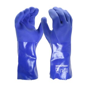 Sandy PVC Gloves Supplier - MaxiPact Chemical Resistant