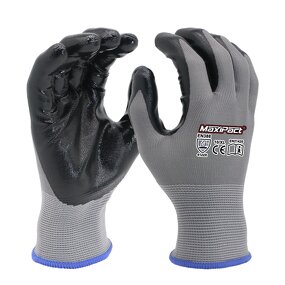 Custom Printed Logo Gloves Supplier - MaxiPact Polyester EN 388