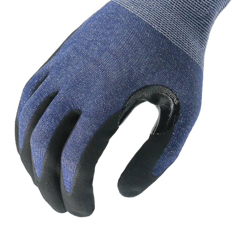 Nitrile Work Gloves Supplier - MaxiPact 13 Gauge Blue Liner