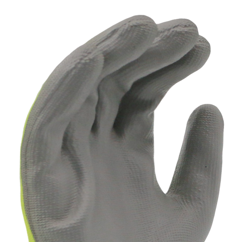 EN388 Safety Work Glove Manufacturer - MaxiPact 13G Grey PU