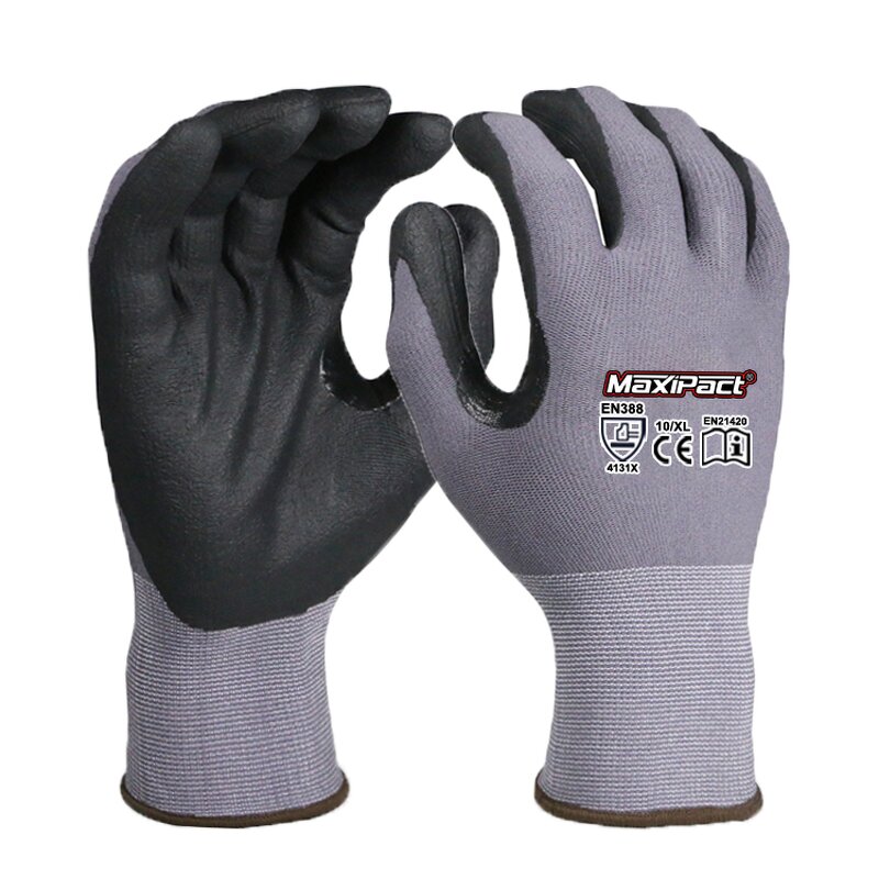 Nitrile Superfine Gloves Manufacturer - MaxiPact 15G Thumb Crotch