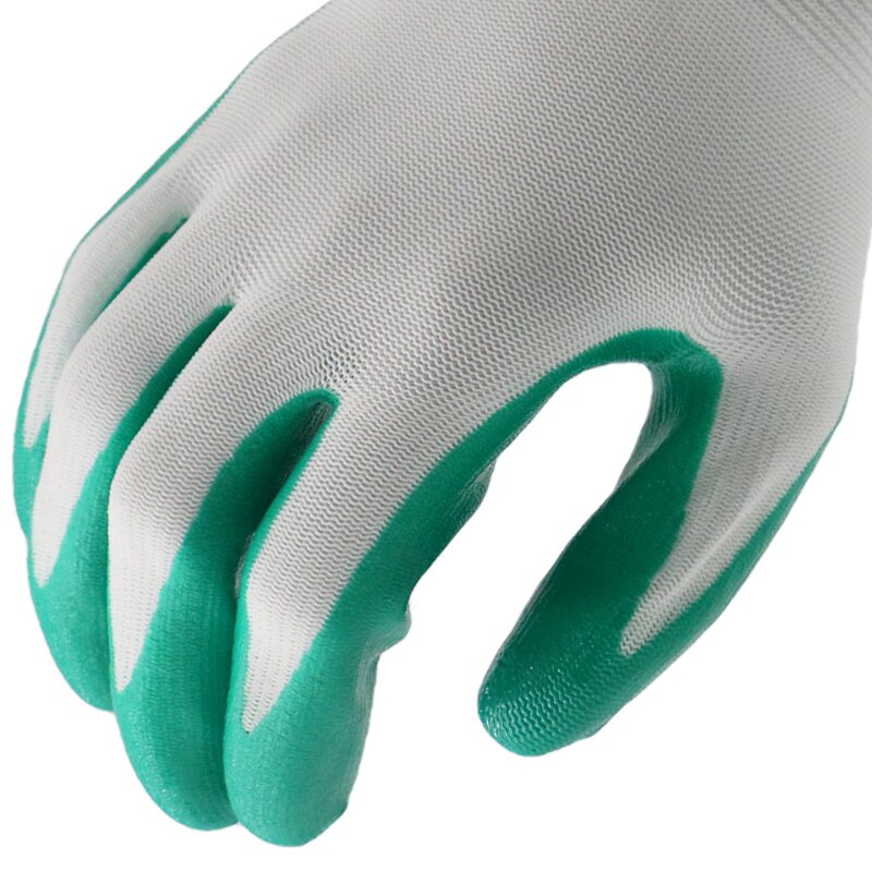 13 Gauge Green Gloves Manufacturer - MaxiPact Heavy Duty