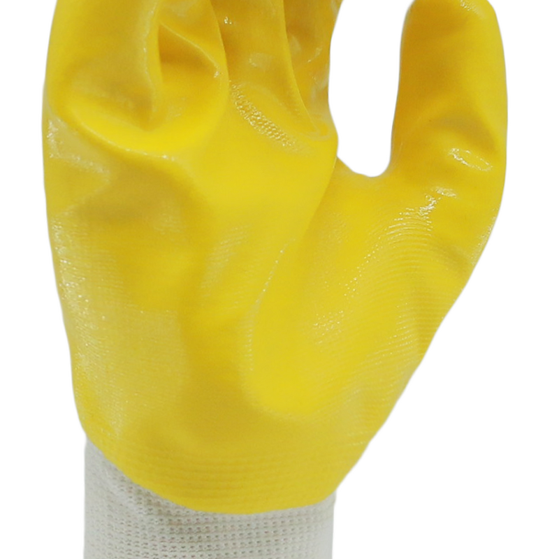 Yellow Nitrile Safety Gloves Supplier - MaxiPact Waterproof