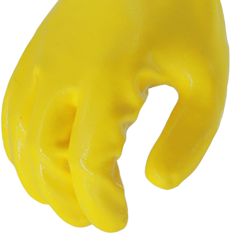 Yellow Nitrile Safety Gloves Supplier - MaxiPact Waterproof
