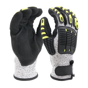 Level 5 Impact Gloves Supplier - MaxiPact Sandy Nitrile HPPE