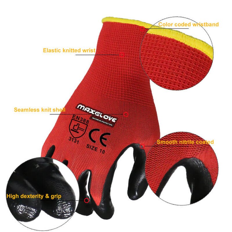 Landscaping Safety Gloves Supplier - MaxiPact Wholesale Hand