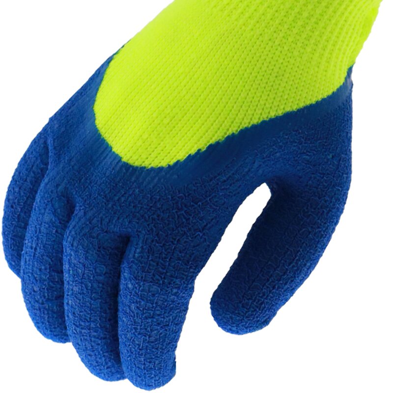 Latex Crinkle Gloves Manufacturer - MaxiPact 7G High Visibility