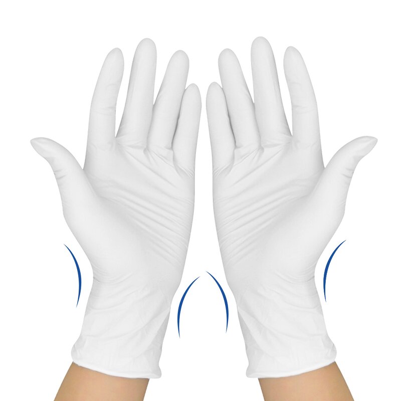 Disposable Nitrile Gloves Factory - 9 inch Cleanroom White for Safe Protection