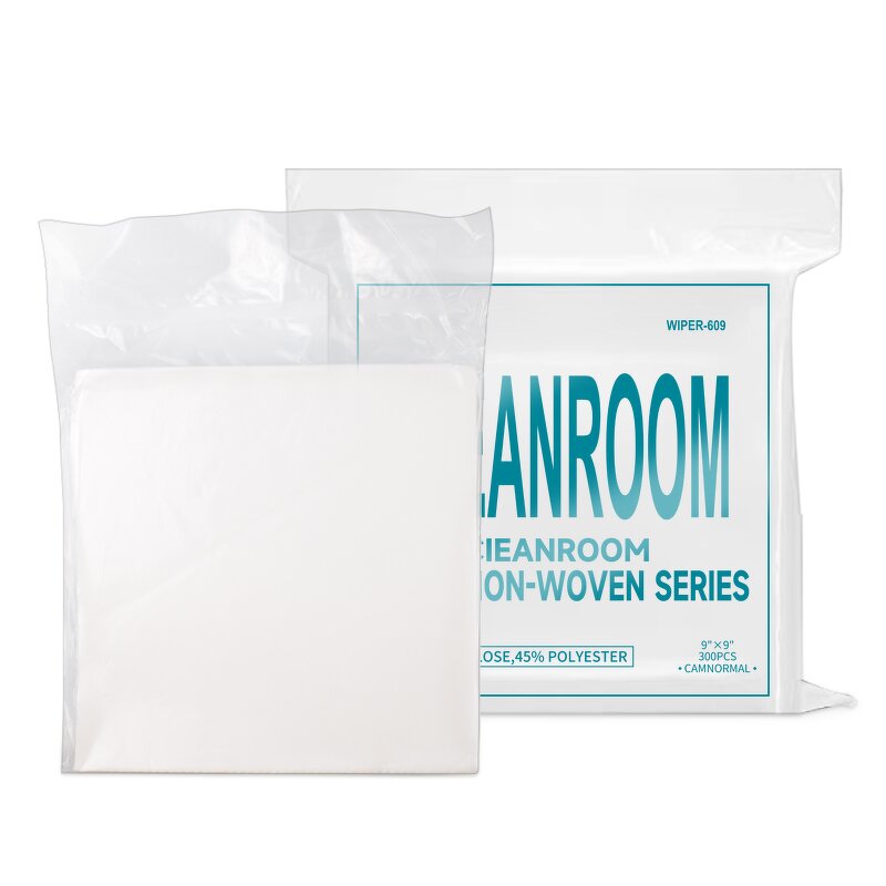 Cleanroom Wipes Supplier - 55% Polyester 45% Cellulose Nonwoven for Electronics
