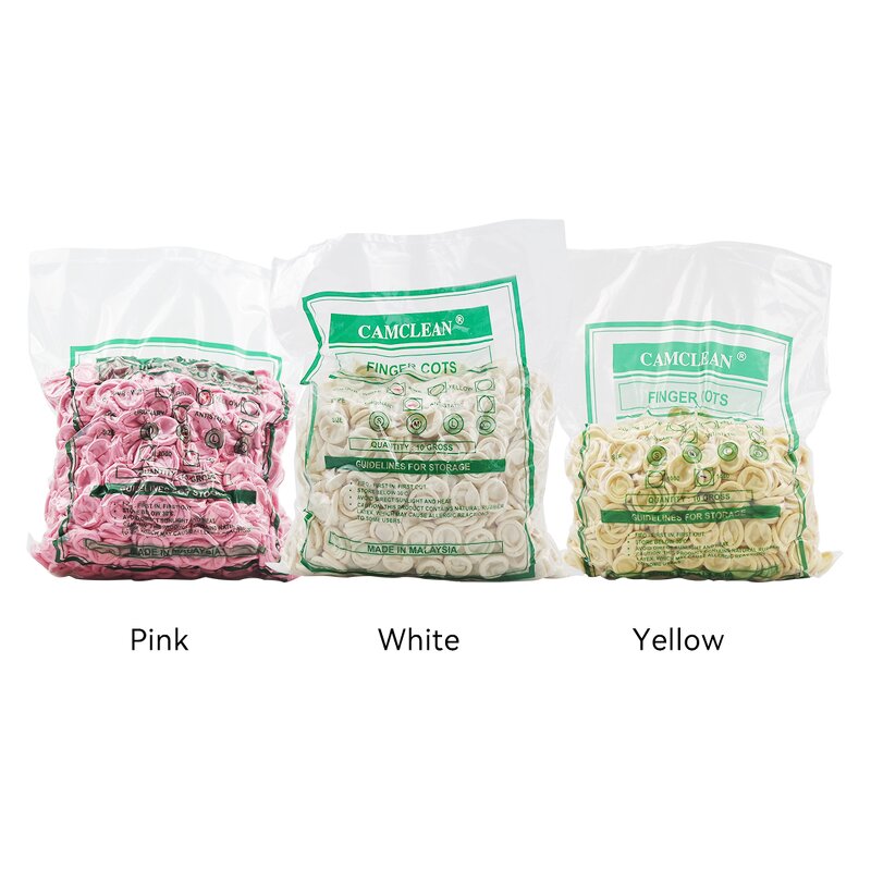 Cleanroom Finger Cots Factory - Disposable White Antistatic Esd Latex Factory Direct