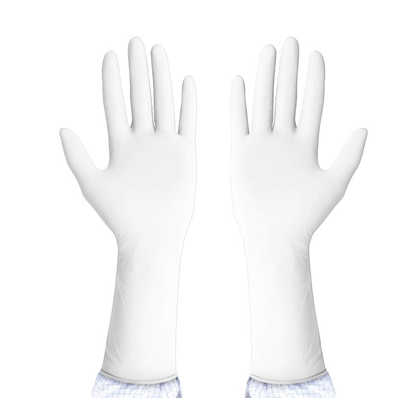 Premium Nitrile Gloves Manufacturer - Cleanroom White for Sterile Environments