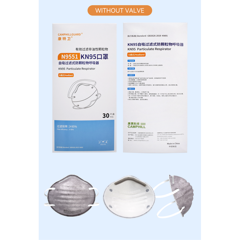 Particulate Respirator Supplier - FFP1 FFP2 Disposable with Exhalation Valve Industry Safety