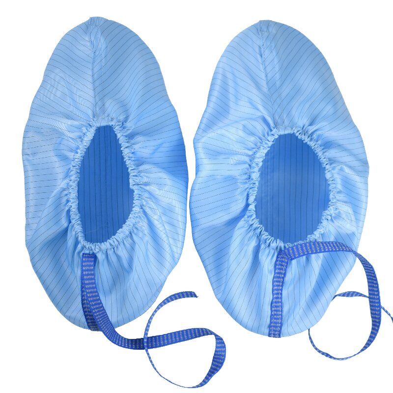 ESD Shoe Cover Supplier - CE Certified Non-Woven with Conductive Band Clean Room