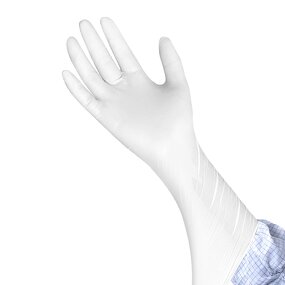 Premium Nitrile Gloves Manufacturer - Cleanroom White for Sterile Environments