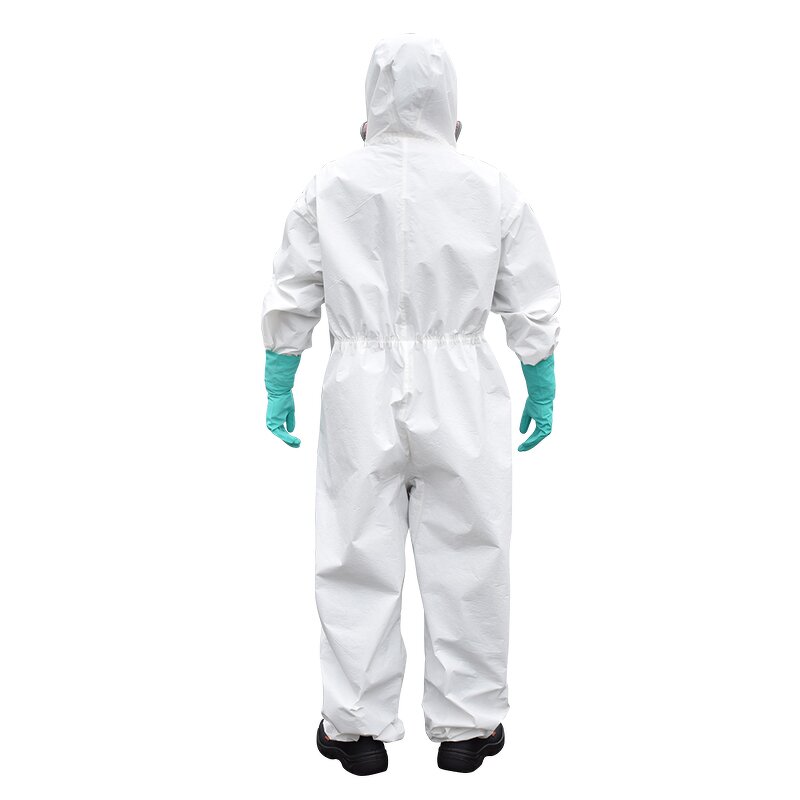 Chemical Protective Clothing Supplier - CP4 CP3 Overall Jumpsuit Anti Acid Hooded OEM