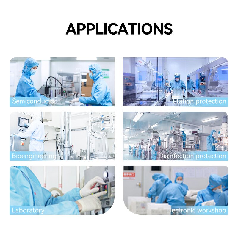 Washable ESD Garment Factory - Reusable Suit Jacket and Pants Set Antistatic Clothes