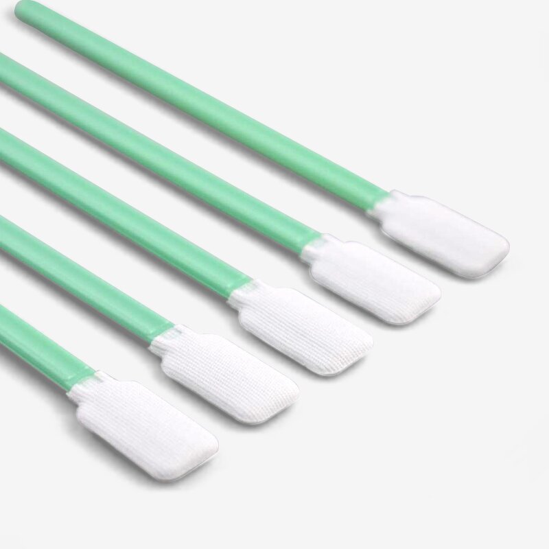 Foam Swabs Manufacturer - Lint-Free Dust-Free Green Rod PP for Sterile Environments