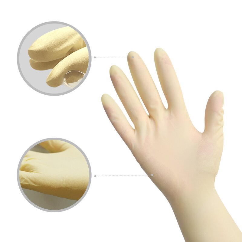Sterile Latex Gloves Factory - 9inch Disposable Industrial Grade