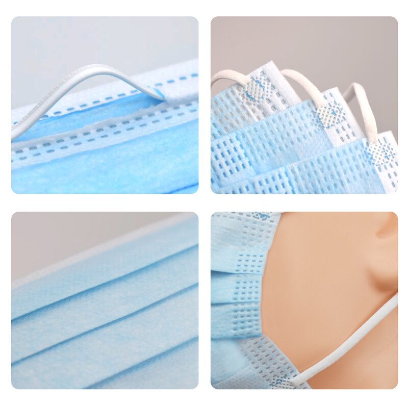 Disposable Face Masks Factory - Customizable Protective Sterile Non-Woven Export
