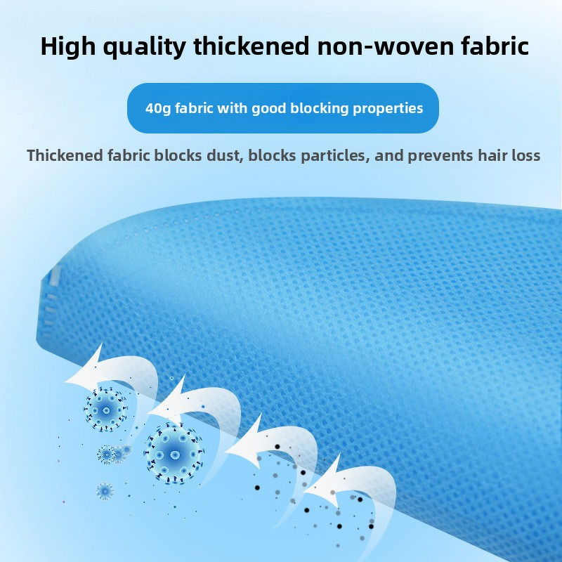 Disposable Bouffant Cap Factory - Non Woven Strip Clip Cap with Straps for Medical