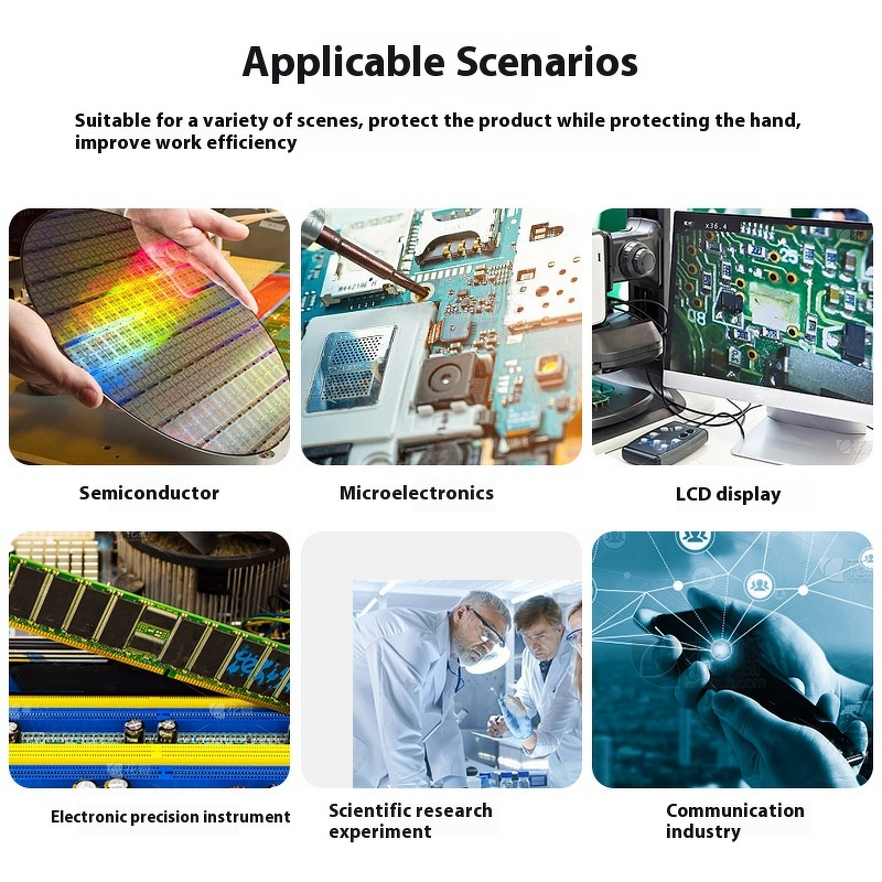 ESD Finger Cot Supplier - Anti-Static Natural Latex for Semi-Conductor Cleanroom