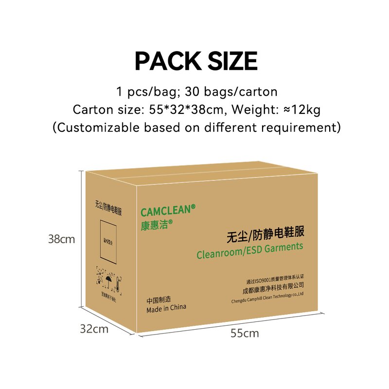 Washable ESD Garment Factory - Reusable Suit Jacket and Pants Set Antistatic Clothes