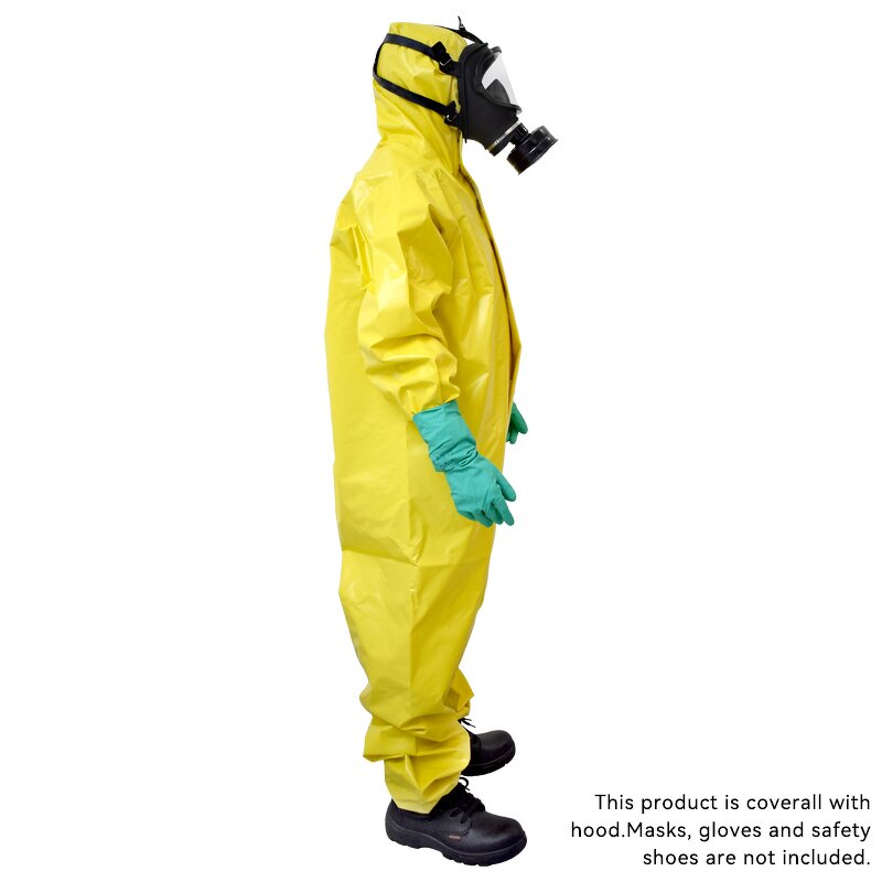 Chemical Protective Clothing Manufacturer - CP4 Type4 /Type 3 Overall Anti Acid Hooded