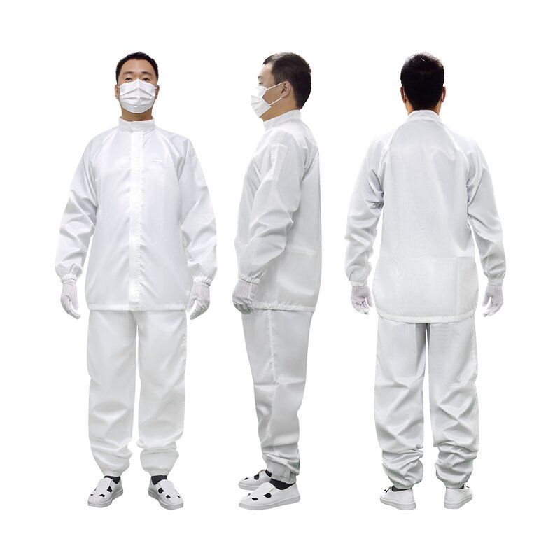 ESD Safety Workwear Manufacturer - Anti-static Jacket Pants Cleanroom Suit for Food Lab