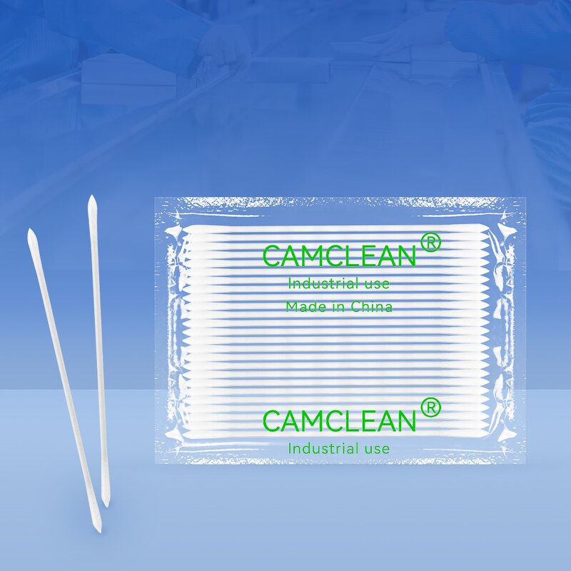 Wooden Cotton Swabs Factory - 100 Pcs 6" Slender Pointed Tip for Lab Cleanroom