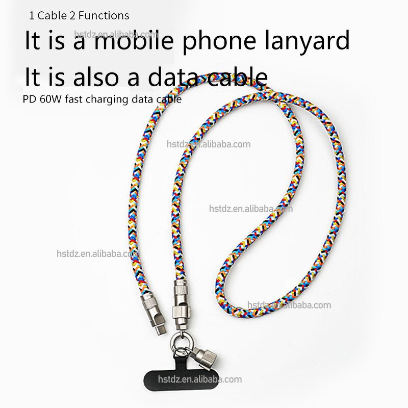 2 in 1 Lanyard Supplier - Universal Chain Type C