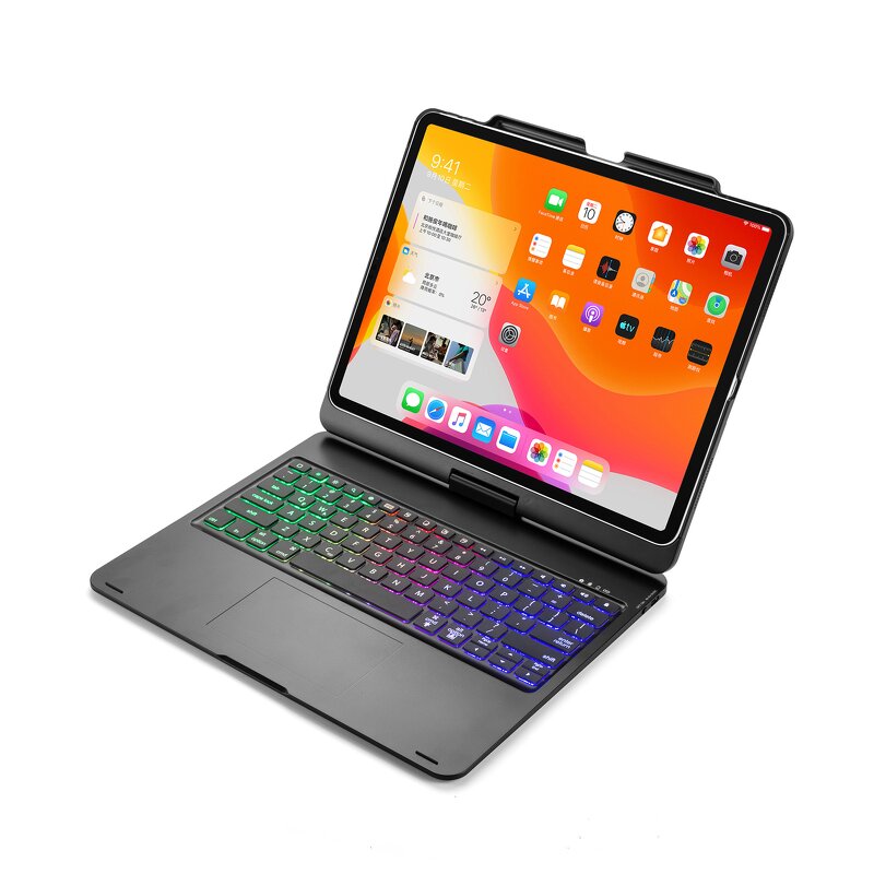 360 Rotate Keyboard Case Manufacturer - RGB Backlight for