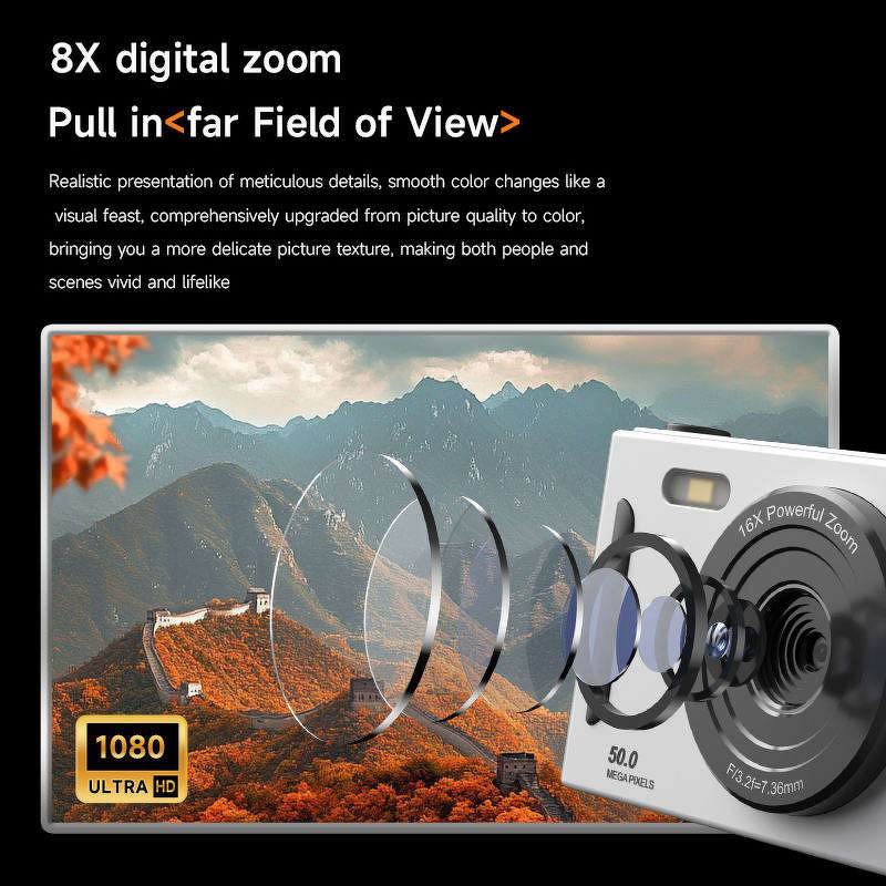 Kids Digital Camera Supplier - 48MP 1080P HD Selfie