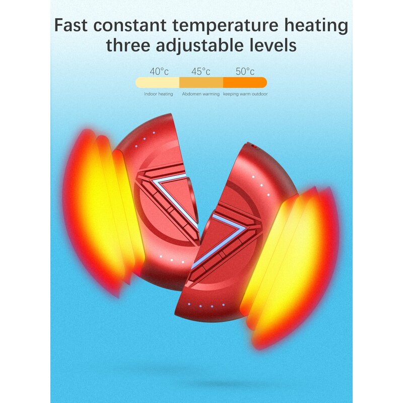 Split-Magnetic Hand Warmer Supplier - 2-Pack Electric Heater