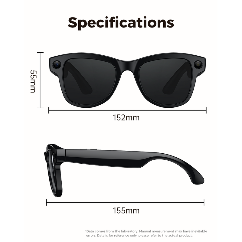 Smart Glasses Supplier - M02 800W Pixel with Wifi
