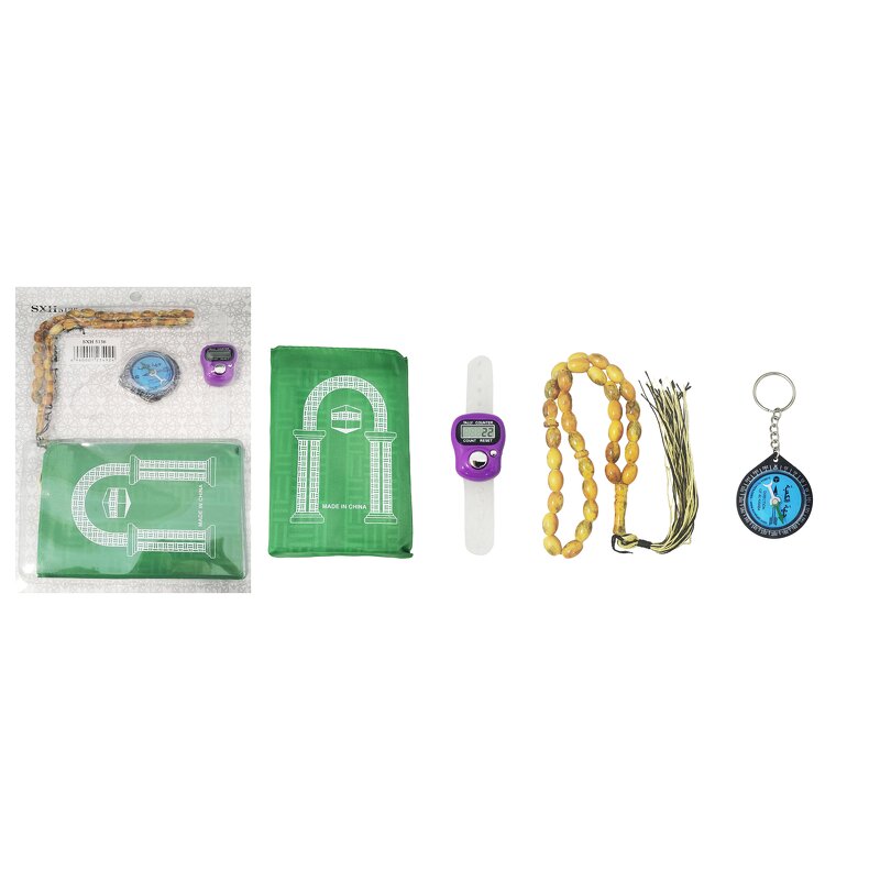 Muslim Prayer Set Supplier - Tasbihs Beads Mat with