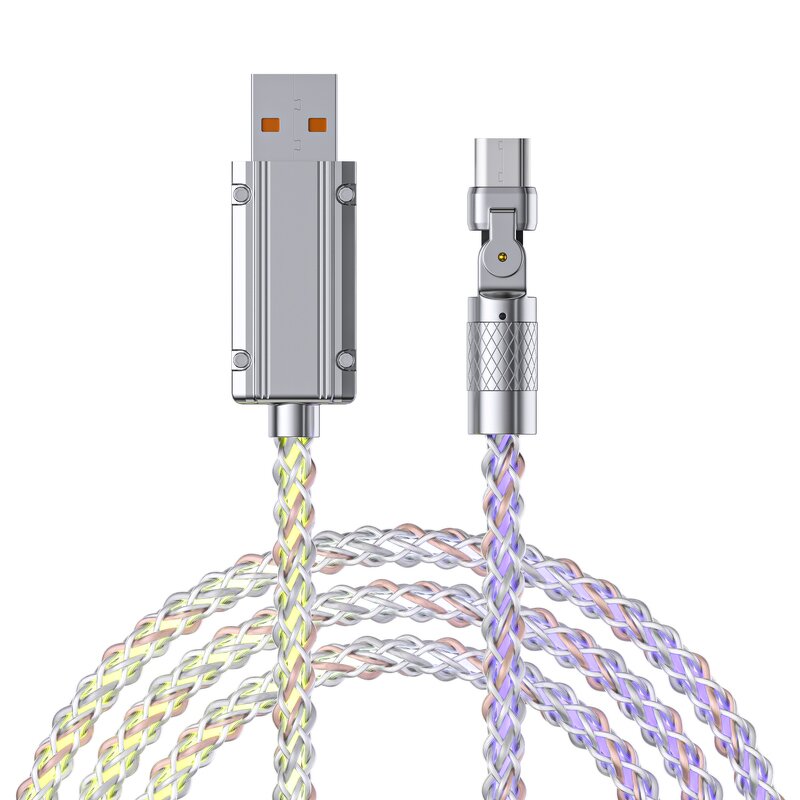 USB Fast Charge Cable Supplier - Android Mobile 180 Degree