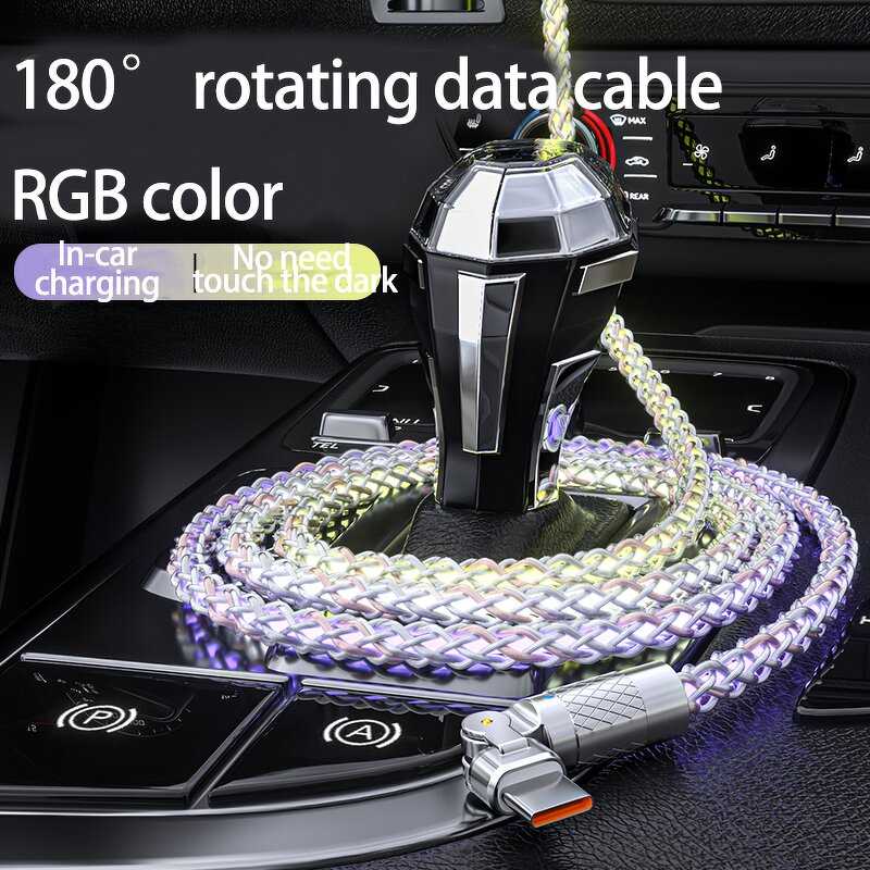 Elbow Data Cable Manufacturer - 180 Rotate RGB Luminous